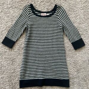 Vintage Y2K Juicy Couture Black and White Sweater Dress